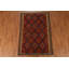 Tapis géométrique en laine Kilim 5 x 7