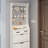 NEW White Color Shoe Cabinet  With 3 Doors 2 Drawers With Hanger,Large Space For Storage