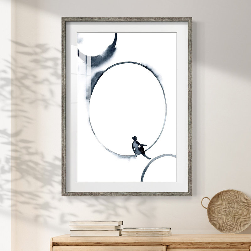 «Woman in the Moon I», reproduction encadrée