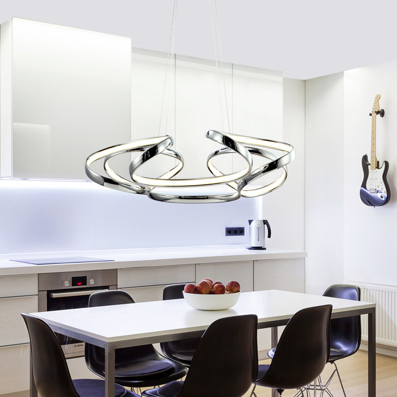 Lustre géométrique à del unique/à del 1 lumière Crofton