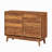 6 Drawer Double Dresser Features Vintage-Style And Bevel Design