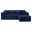 Canapé modulaire Boneless de 93 po, canapé modulaire Cloud avec assise profonde, canapé modulaire moderne en L avec méridienne, fauteuils rembourrés pour le salon, la chambre à coucher, sans assemblage-51215134-51215123