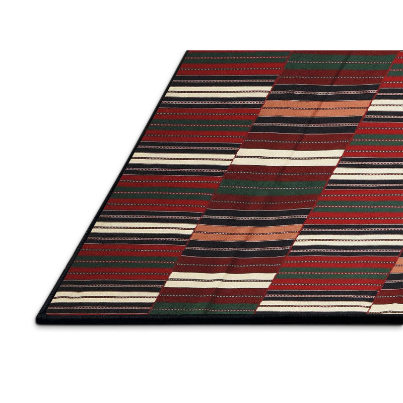 Tapis brun contemporain, Rectangle 5 pi x 7 pi