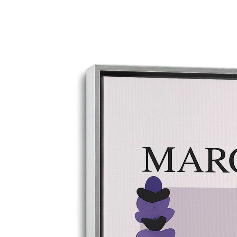 Marché aux fleurs de Provence, Cadre flottant en chrome poli, H 18,75 po x l 12,75 po