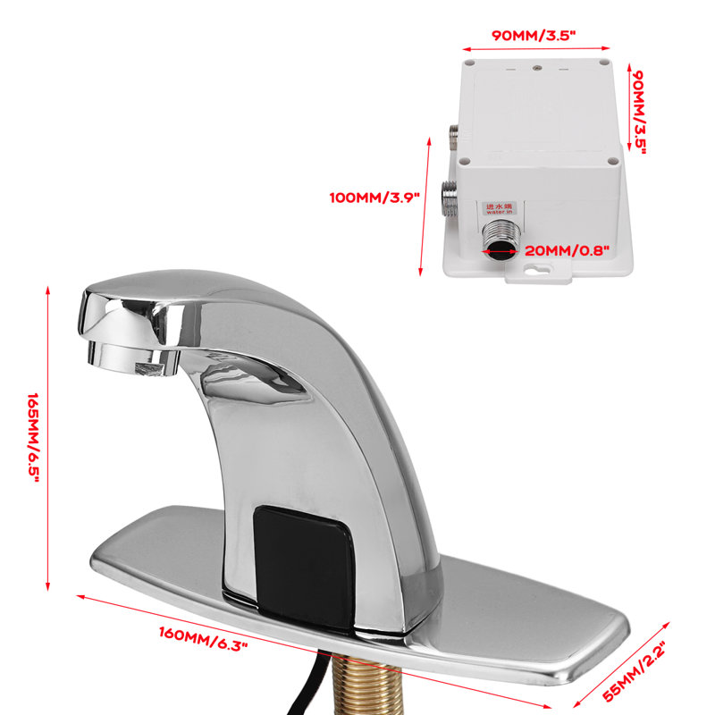 Robinet de lavabo automatique à mains libres à infrarouge
