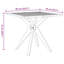 Solid Wood Patio Dining Set Table,