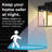 Solar Wall Sconce Lantern W/ Flame Effect