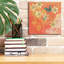 «Coral Large Cream Multi Blossoms Butterfly» par Evelia Designs, art mural sur toile-101995880