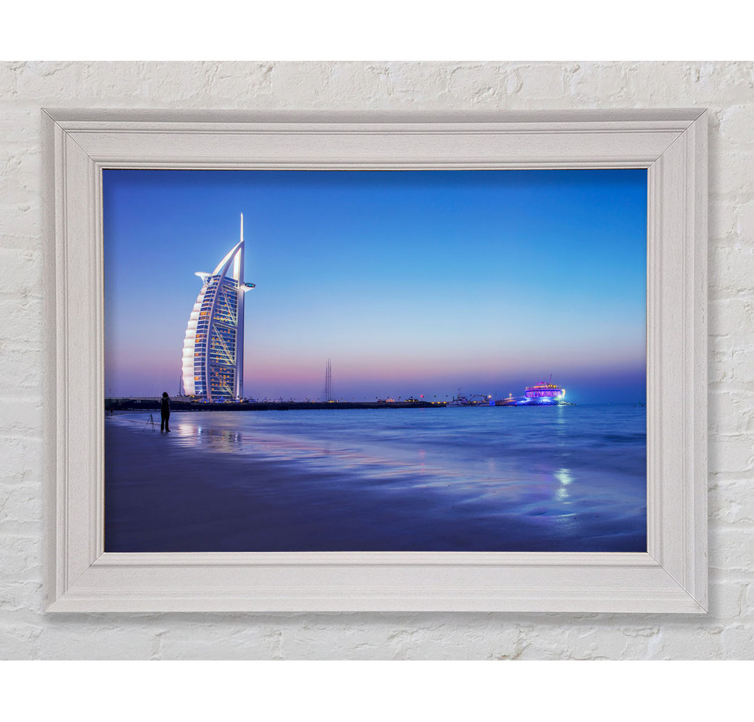 Gerahmter Kunstdruck Burj Al Arab 7 Star Hotel