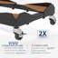 Grand chariot pour ordinateur Vivo Premium, support roulant pour unité centrale, chariot d'ordinateur réglable