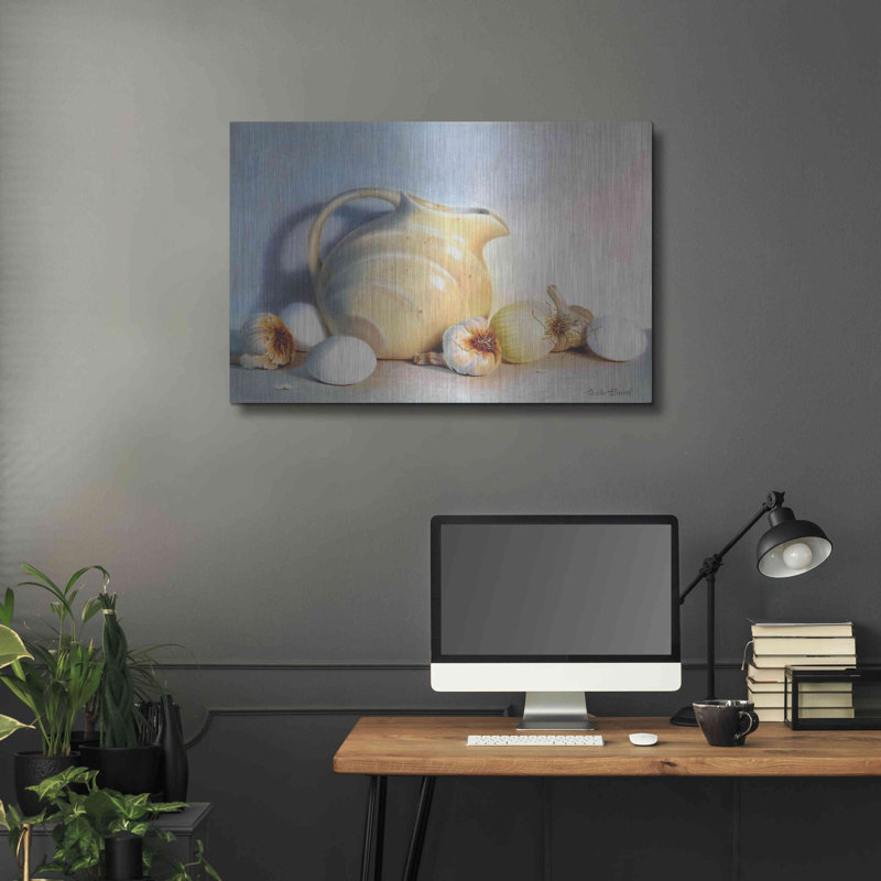 " White Study " by Cecile Baird, 24" H x 36" W