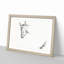 Sketch of a Donkey by Jean Bernard - Picture Frame Drawing Print-55619475-55619476