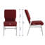 Chaise d'église en tissu 18,5 po Bernardston-22165233-22165236