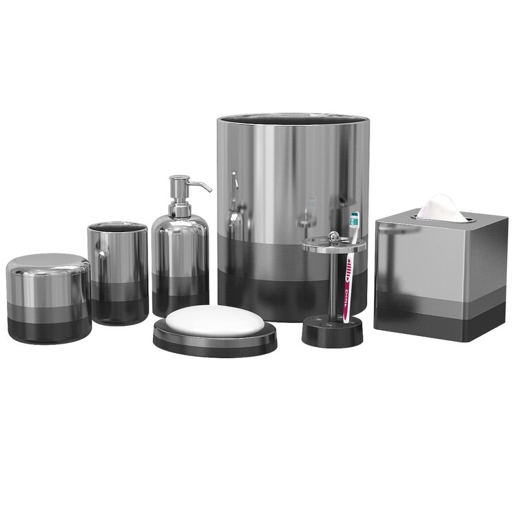 Braeside Stainless Steel 7 Piece Bathroom Accessory Set Orren Ellis