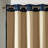 Knitted Jacquard Damask Total Blackout Grommet Top Curtain Panel(Only 1 Pc Panel)-1541547549-1541547545
