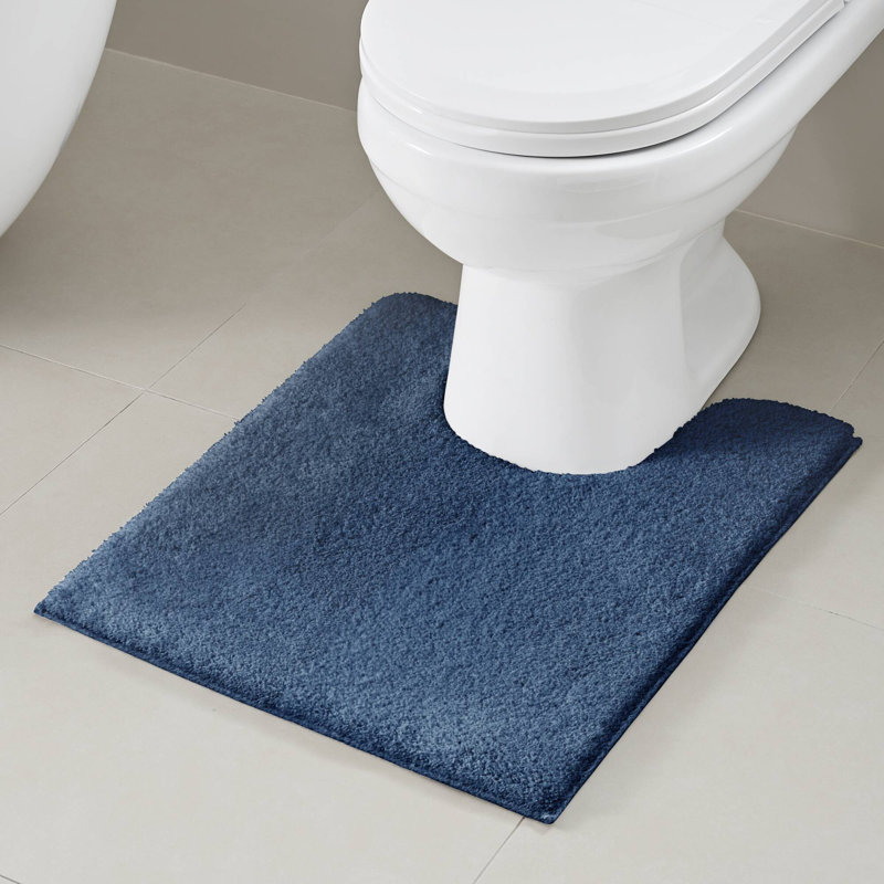 Tapis pour salle de bain Marshmallow, Marine, Contour - 24 po L x 20 po l