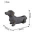 Zahara SAUSAGE DOG Planter 30cm Blue Iron Effect