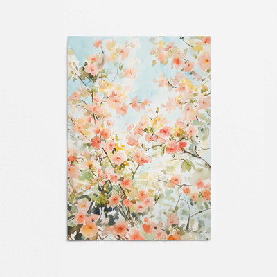 Blossoms in Spring Light I Rolled Print