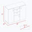 Commode 2 tiroirs