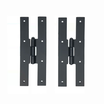 7" Door H Hinge, Pair