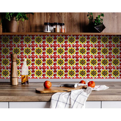 24 carreaux de papier peint auto-adhésif 24 pièces