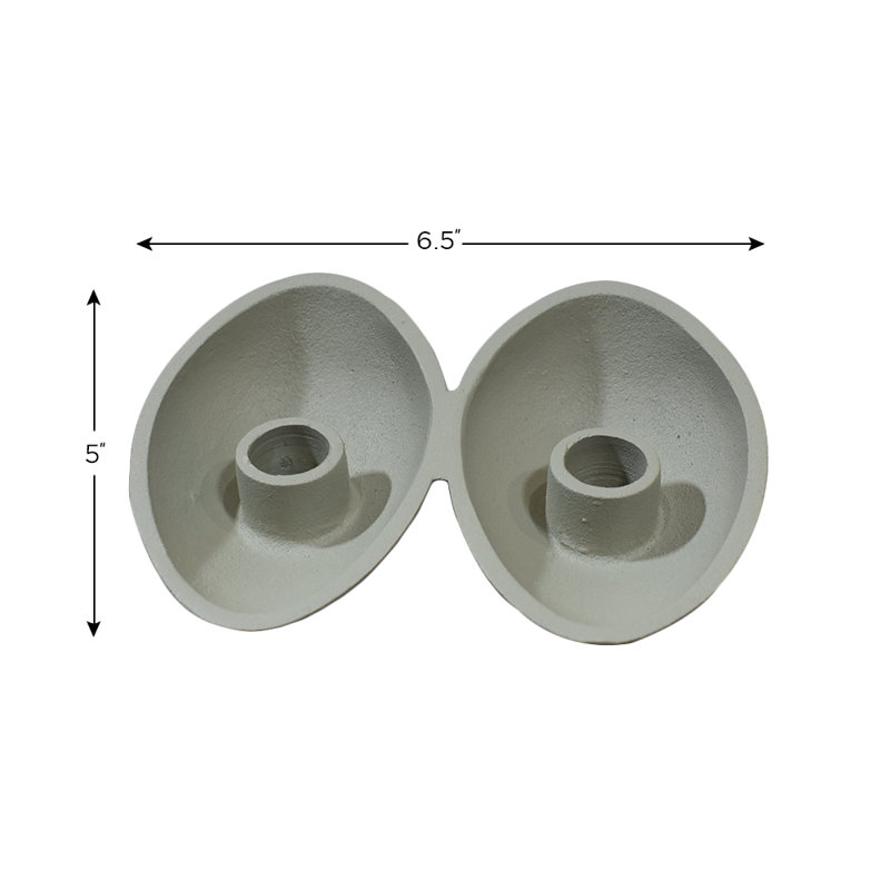Photophore en aluminium 11 po