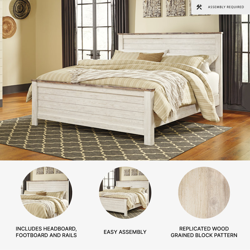 Melnick Panel Bed, King