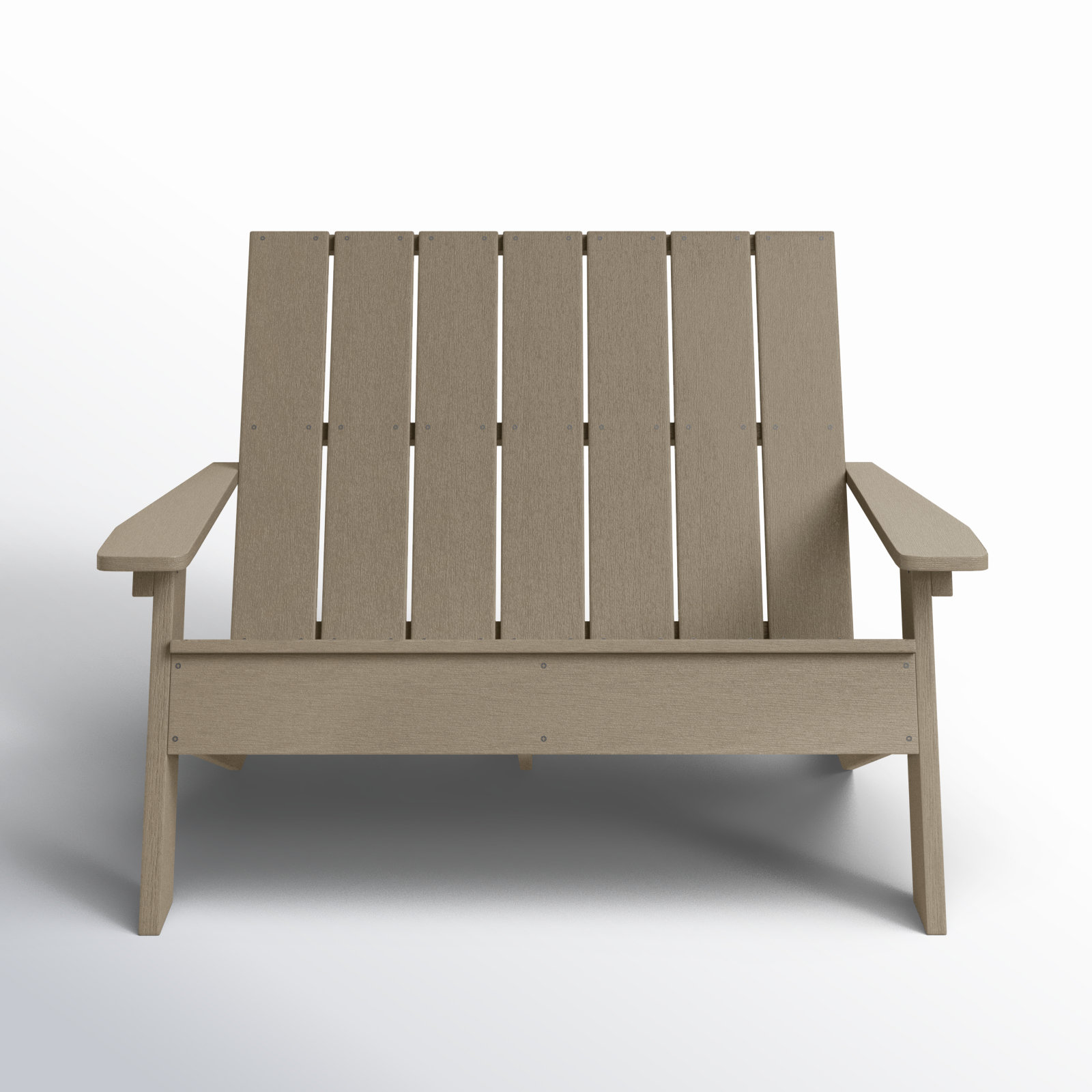 Byrnes 54" Patio Loveseat, Woodland Brown