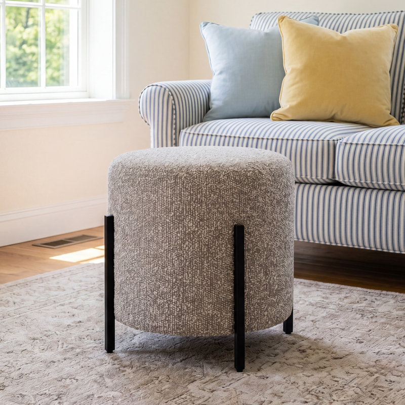 Helmsford Nadine Metal Accent Stool