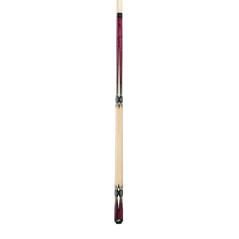 Brunswick Dufferin Pool Cue - Painted Maple with Sleek Wrapless Handle, High-Quality Tip, and Modern Gloss