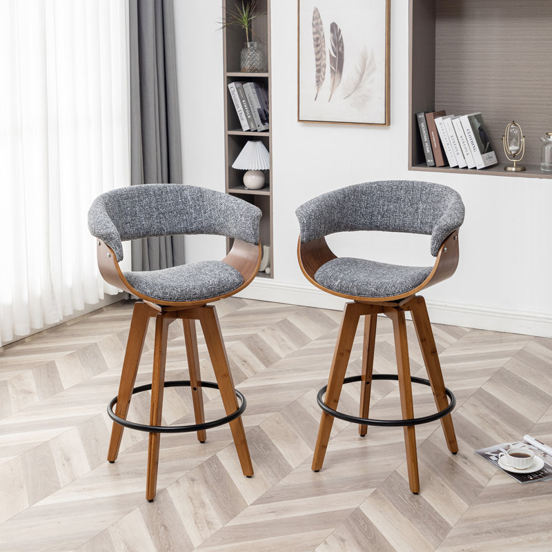 Tabouret de comptoir pivotant 26 po Joeanne