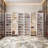 46 Pair Shoe Storage Cabinet ,Tall Shoe Rack With Open Shelves-1877728869