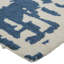 Tapis bleu / ivoire en laine / coton touffeté à la main Emeril-817235571
