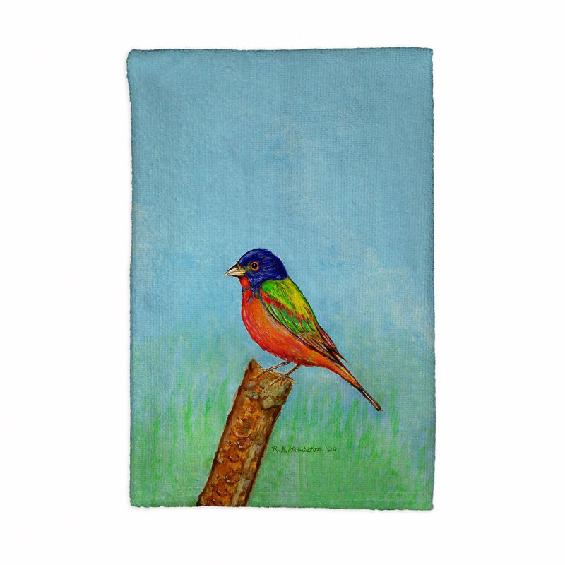 Serviette de thé peinte bunting