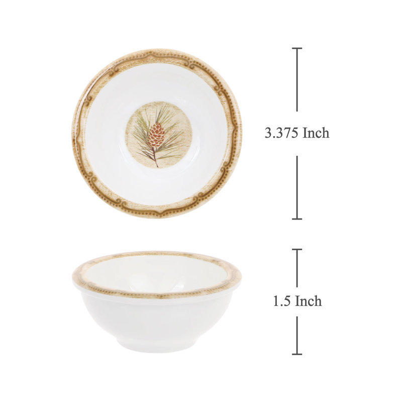 3 3/8" Mini Bowl S6, Pinecone