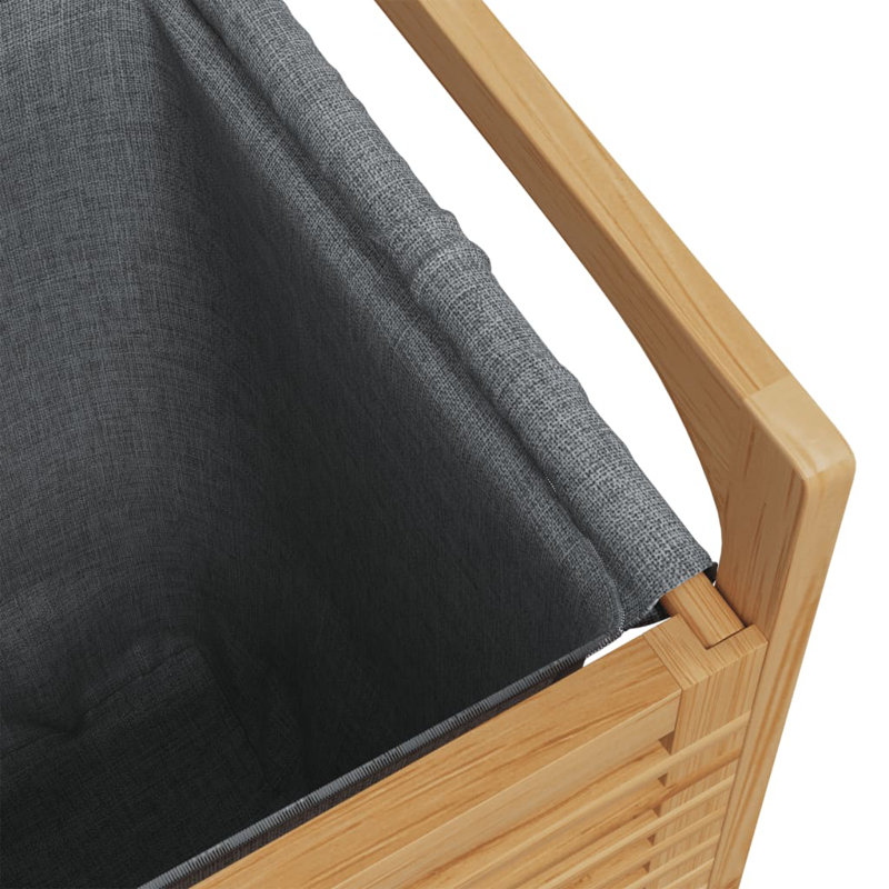 Abadou Bamboo Laundry Hamper with Handles