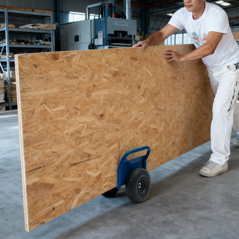 Chariot tout-terrain autoportant robuste à dalles avec 2 roulettes, capacité de poids de 617,29 lb