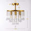 4 - Light 11.8'' Crystal Chandelier Flush Mount