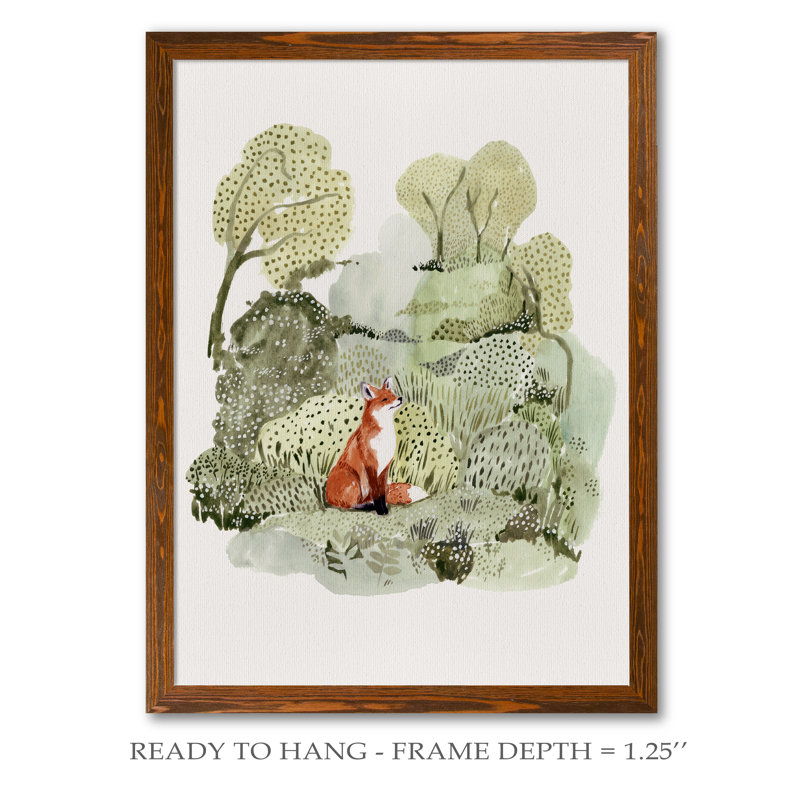 « fox glen i » par paul cezanne-reproduction d’art sur cadre photo, H 24 po x l 18 po x P 1,25 po, Cadre en toile d’érable