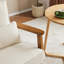 Chaise d'appoint rembourrée Elizabeth avec pieds en bois et un coussin-230216768