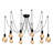 Borges Spider 10-Light Novelty Modern Linear Dimmable Chandelier