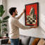 Knight's Gambit Geometric - Framed Print-1112327893-1112327898