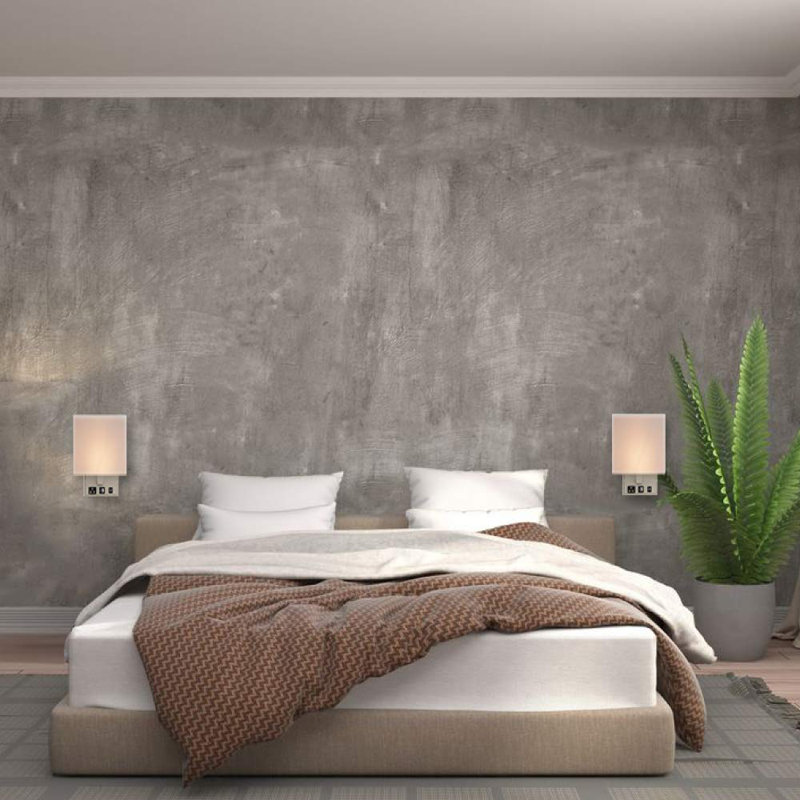 Applique murale en fer (ensemble de 12), Tissu blanc