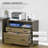 File Cabinet with Shelf and 2 Drawers