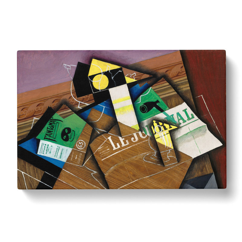 Fantomas by Juan Gris - Wrapped Canvas, 35cm H x 50cm W x 3cm D