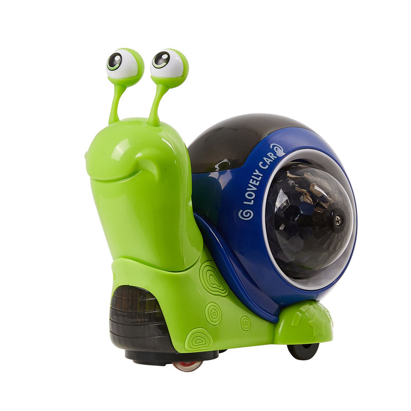 Crawling Snail Baby Toy with Lights and Music