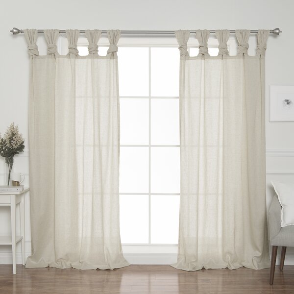 Gracie Oaks Weatherby Polyester Semi-Sheer Sliding Panel Pair & Reviews ...