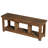 62.99-Inch Solid Wood Console Table, Farmhouse Low Sofa Table TV Media With Storage For Entryway, Living Room-126594158