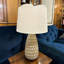 Blue And Gold Ceramic Table Lamp
