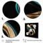Ensemble de décorations murales abstraites en forme de sphère dorée 3D 3D-93337632